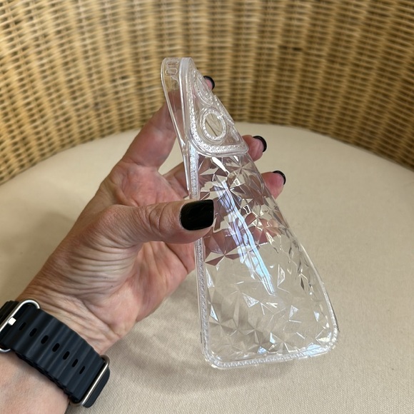 Beautiful New Crystal Clear Diamond Cut Cell Phone Case For iPhone 14 Pro Max - Picture 6 of 15